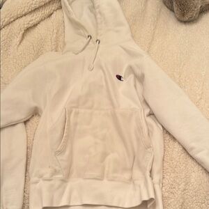 Champion Women's Cream Hoodie